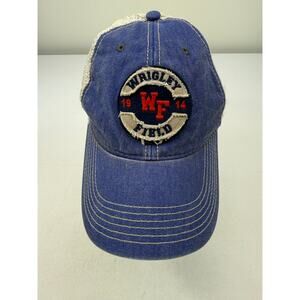 Vintage Wrigley Field Trucker Hat Chicago Cubs Snapback Sports Baseball